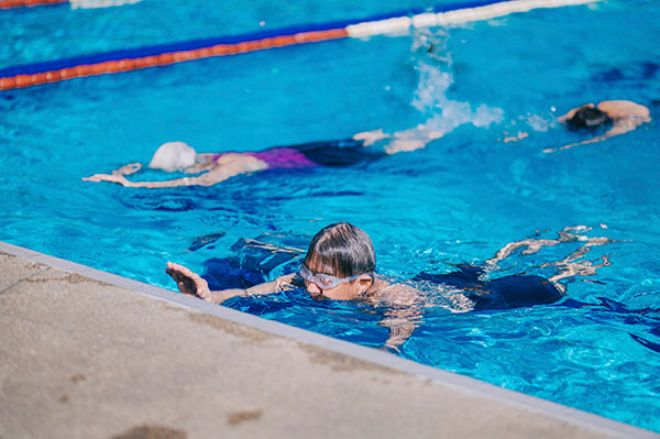 Groupe natation adultes débutants.
Mérignac